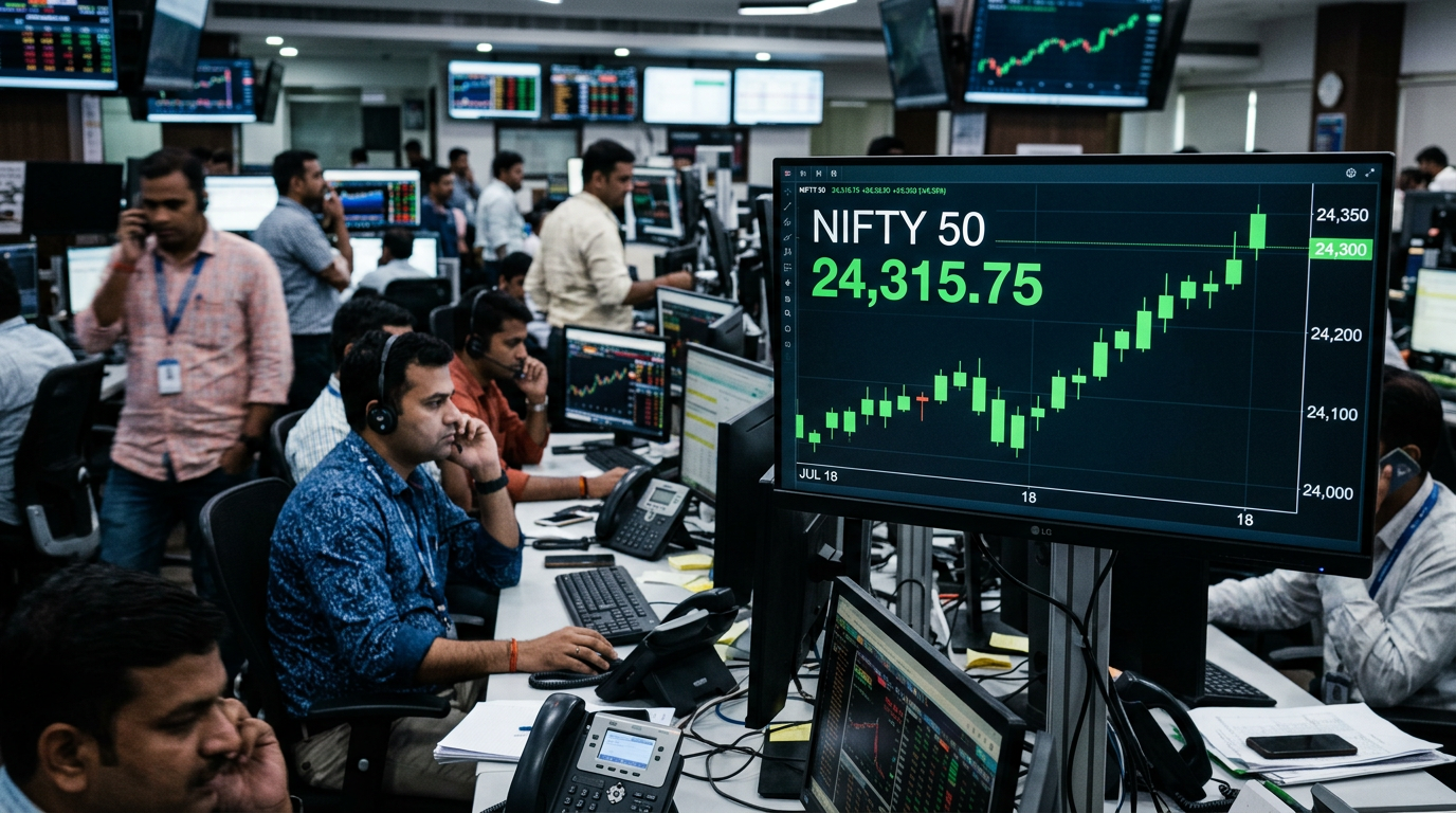 Sensex Trades Flat, Nifty Holds 24,200: A Deep Dive into Market Consolidation